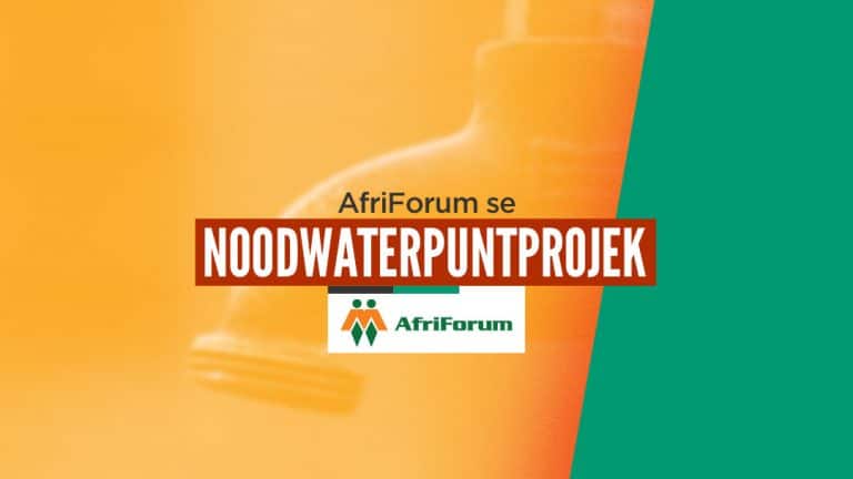 AfriForum se noodwaterpuntprojek