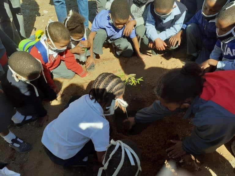AfriForum se Keimoes-tak neem aan boomplantmaandprojek deel