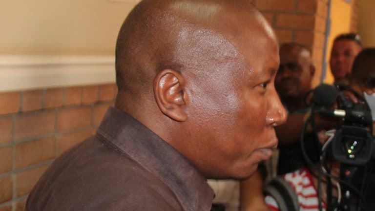 Malema in court after AfriForum charges him for allegedly firing shots