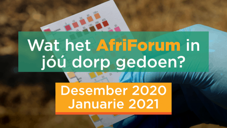 AFRIFORUM TAKSUKSESSE: DESEMBER 2020 / JANUARIE 2021