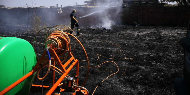 AfriForum se Pretoria-waterkar ingespan om brande te blus