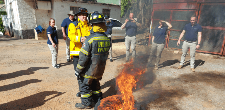 AfriForum se Roodepoort-buurtwag ontvang brandopleiding