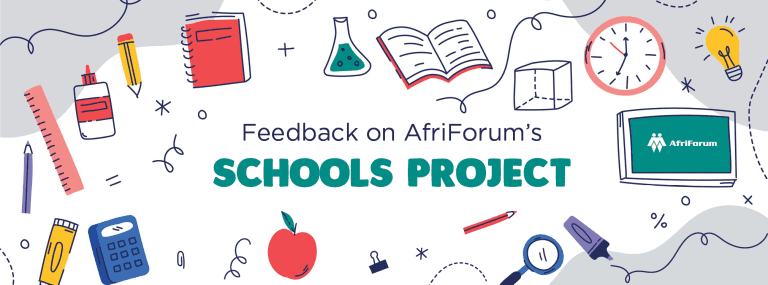 Feedback on the AfriForum schools’ project