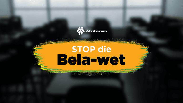 STOP die BELA-wet!