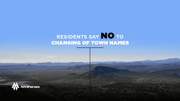 Residents say no to changing of town names