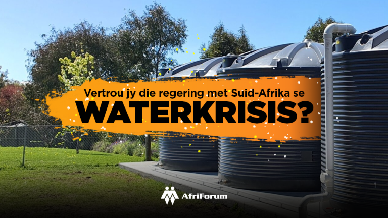 Waterkrisis in Suid-Afrika