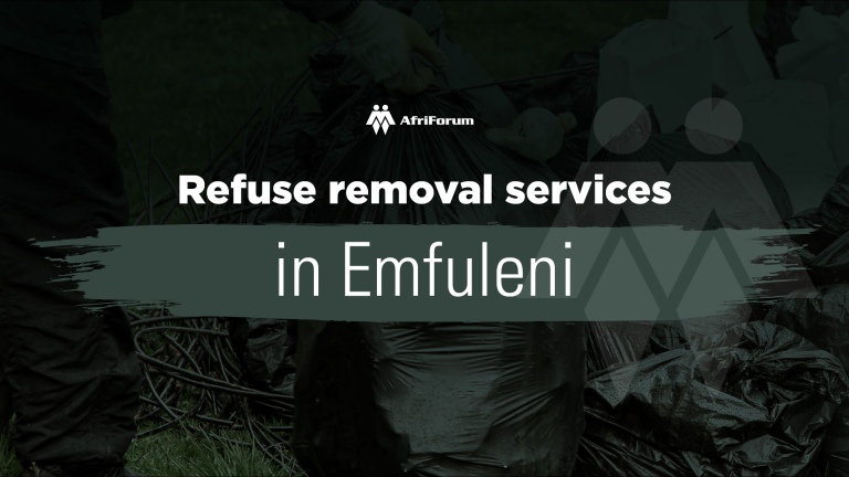 Refuse removal in Emfuleni