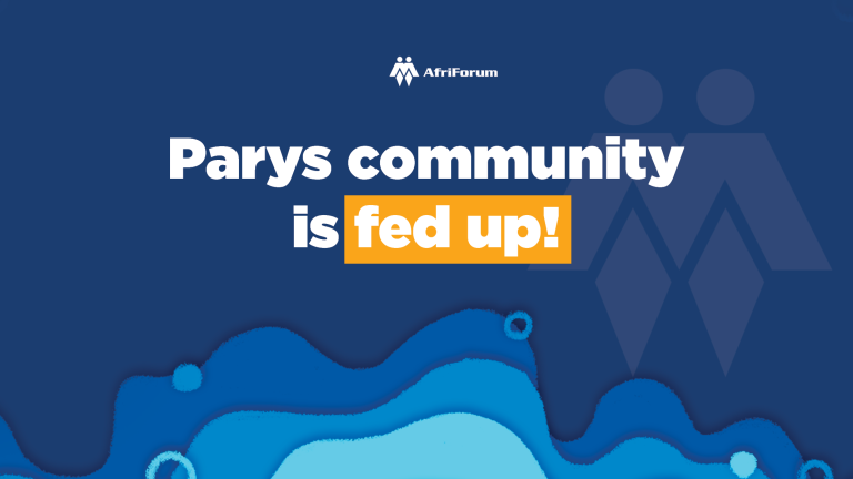 Parys community fed up!