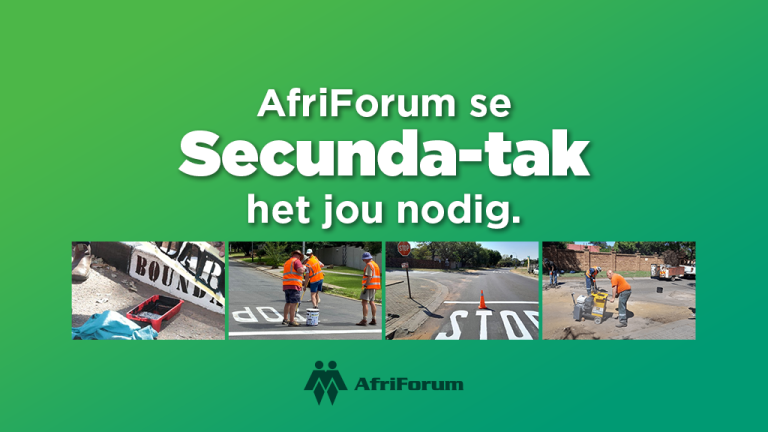 AfriForum se Secunda-tak het jou nodig.